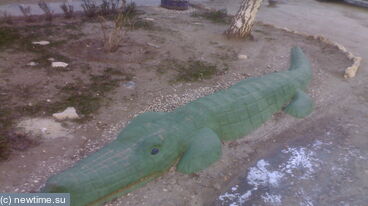 А у нас в городе 2 крокодила.