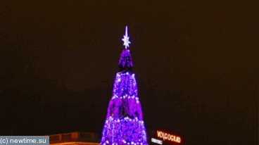 Елка в Волгограде 2011
