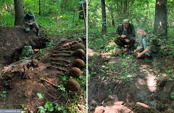 В Крыму обнаружены останки нашего земляка красноармейца 
